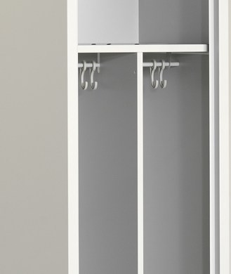 Flex Garderobekast 3 deurs met schoon/vuil verdeling (180x120x50cm)