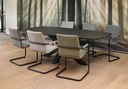 Buroflex Spinpoot XL Deens ovaal vergadertafel 240x120/90cm