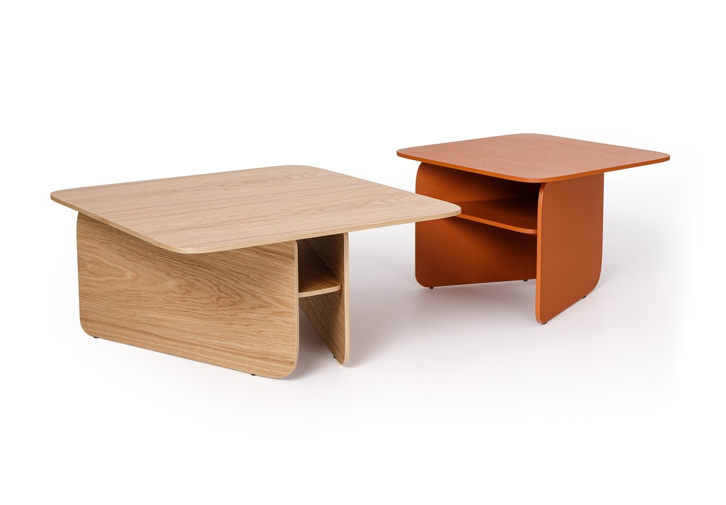 Carde salontafel 80x80cm, 38cm hoog