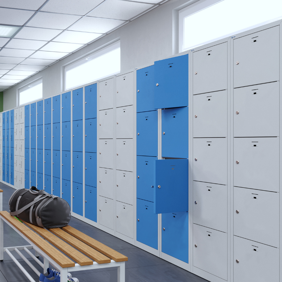 Flex lockerkast 2x 3-vaks 40cm breed