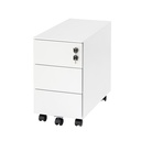 Buroflex verrijdbaar smal ladeblok met 3 laden