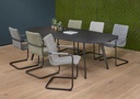 Buroflex Swift Deens ovaal vergadertafel 240x120/90cm 
