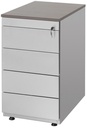 Buroflex staand ladeblok met 4 laden, pennenlade en topblad