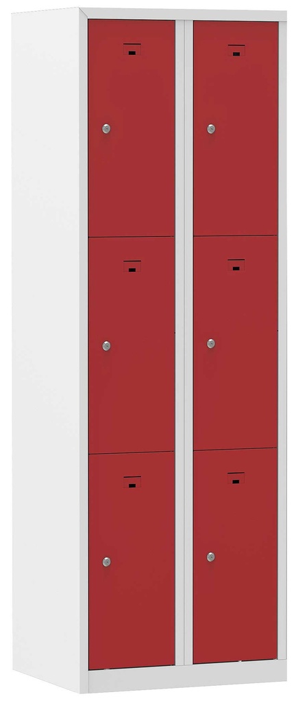 Flex lockerkast 2x 3-vaks 30cm breed