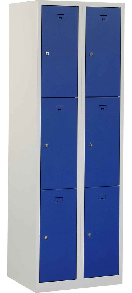 Flex lockerkast 2x 3-vaks 30cm breed