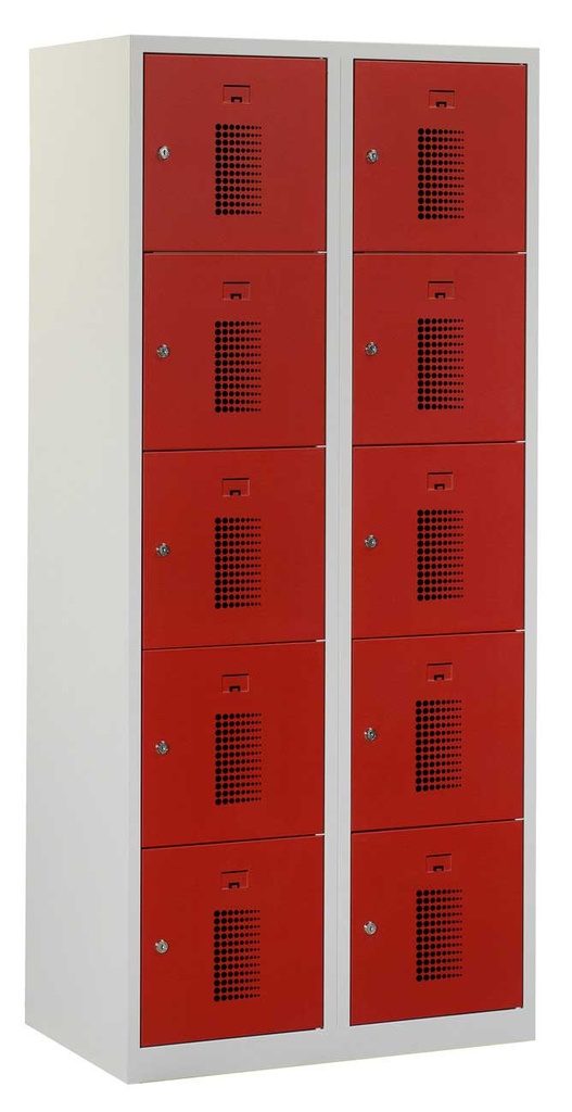 Flex lockerkast 2x 5-vaks 40cm breed