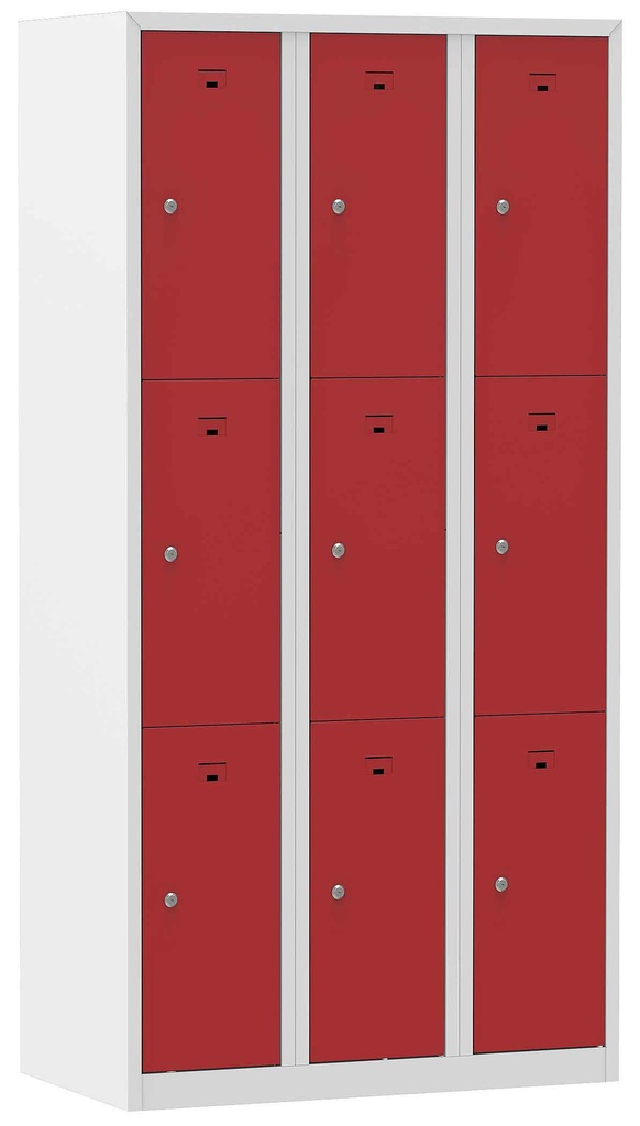 Flex lockerkast 3x 3-vaks 30cm breed