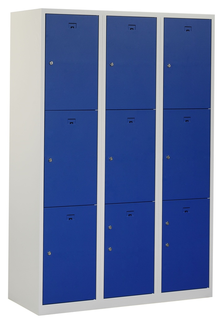 Flex lockerkast 3x 3-vaks 40cm breed
