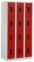 Flex lockerkast 3x 4-vaks 30cm breed