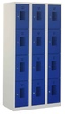 Flex lockerkast 3x 4-vaks 30cm breed