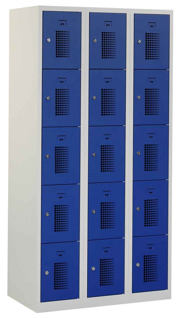 Flex lockerkast 3x 5-vaks 30cm breed