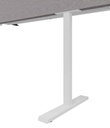 NYK akoestische bureaudivider 120cm hoog met aluminium kader