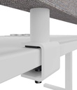 NYK akoestische opzetwand 55cm hoog met aluminium kader