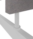 NYK akoestische tussenwand 70cm hoog met aluminium kader