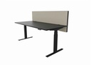 NYK akoestische voorzetwand 80cm hoog met aluminium kader