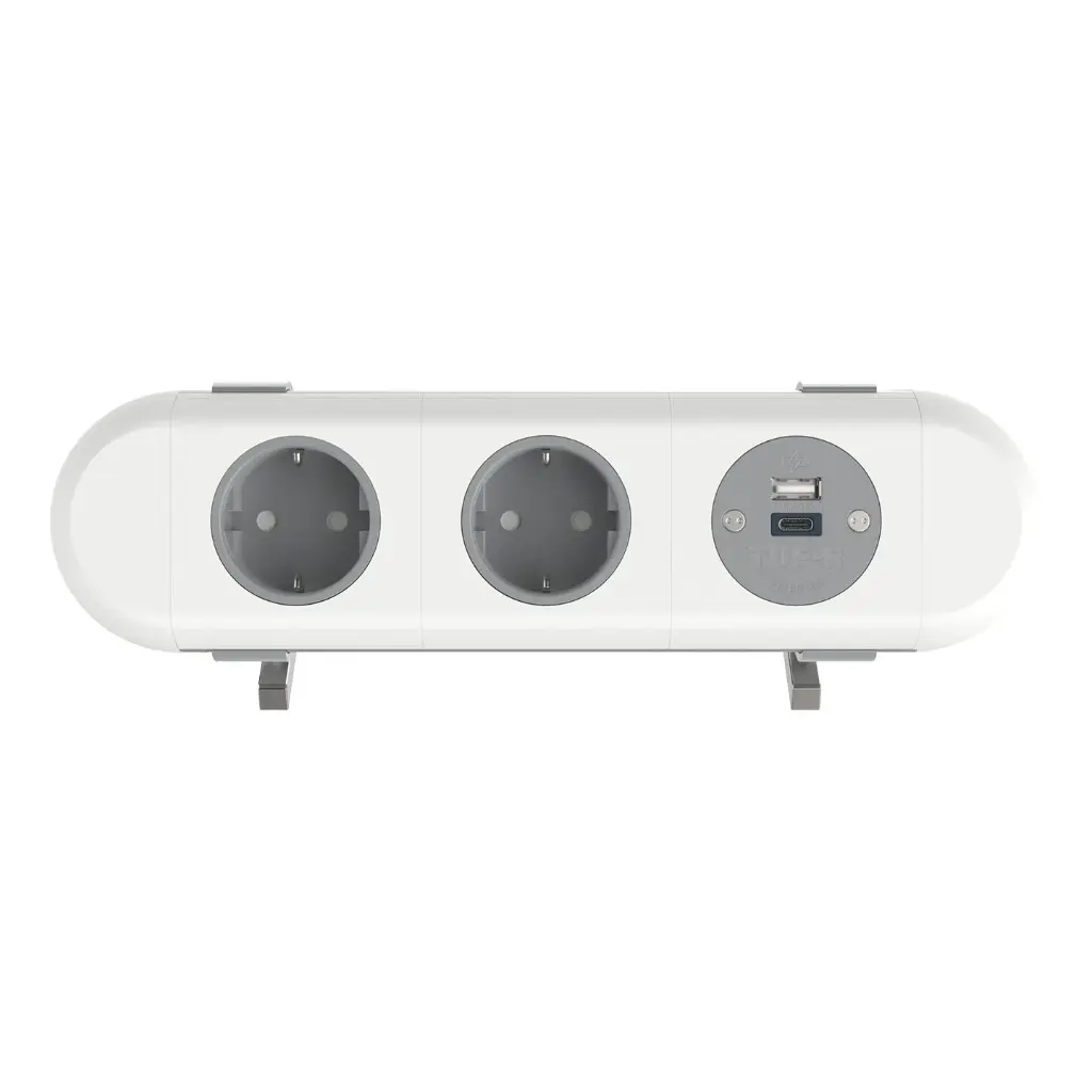 Power Polar 2x Schuko USB AC 25W