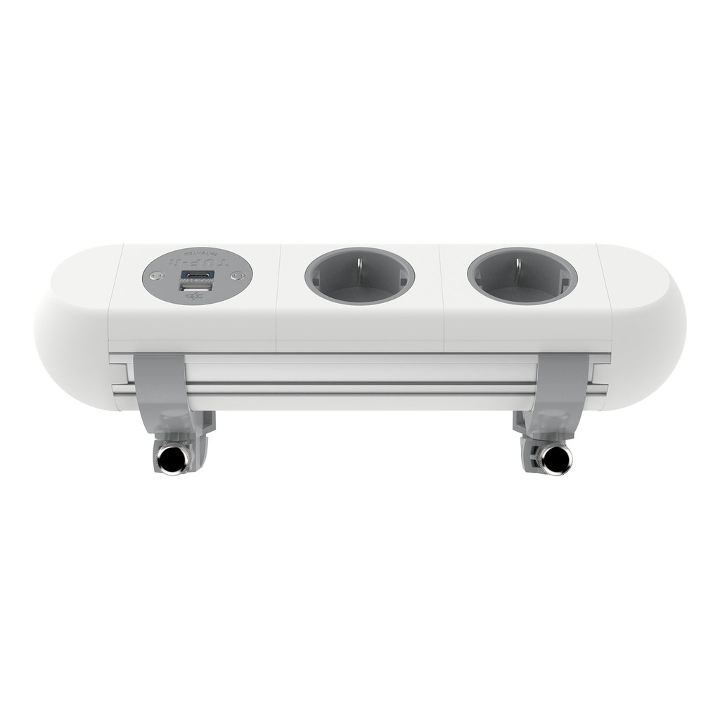 Power Polar 2x Schuko USB AC 25W