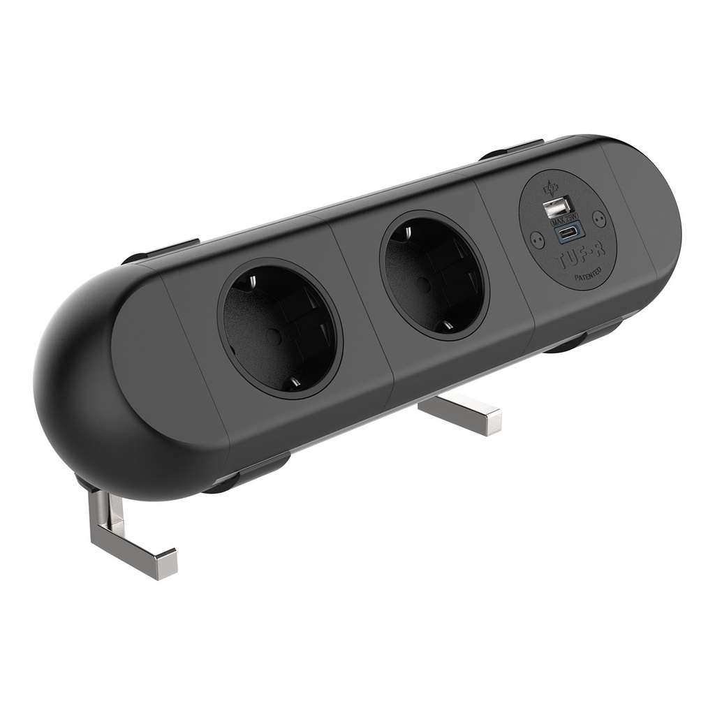Power Polar 2x Schuko USB AC 25W