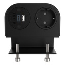 Power Phase Schuko USB AC 25W
