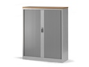 EC roldeurkast 145x120x45cm incl. 3 legborden