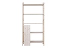 Eurorek houten basisstelling 180cm hoog incl. 5 legborden