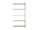 Eurorek houten aanbouwstelling 210cm hoog incl. 5 legborden