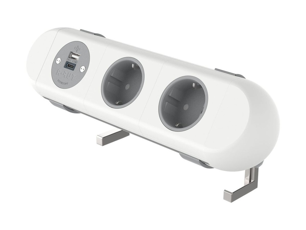 Power Polar 2x Schuko USB AC 25W