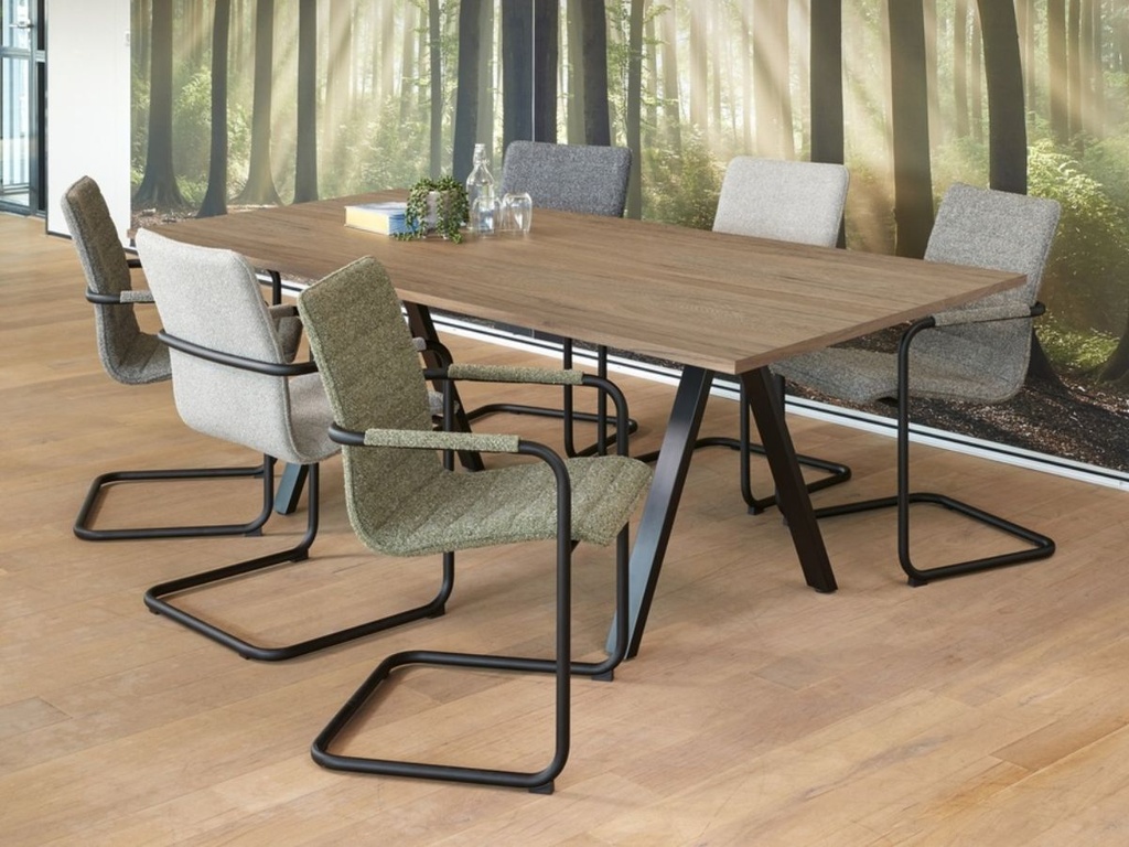 Buroflex A-serie vergadertafel 200x100cm