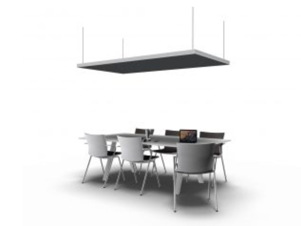 Akoestisch plafondpaneel lengte 120cm 