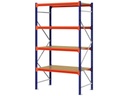Z1 grootvakstelling 2438x1536x926mm 4 legborden spaanplaat