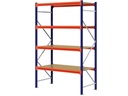 Z1 grootvakstelling 2438x1841x926mm 4 legborden spaanplaat