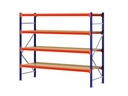Z1 grootvakstelling 1981x2450x926mm 4 legborden spaanplaat