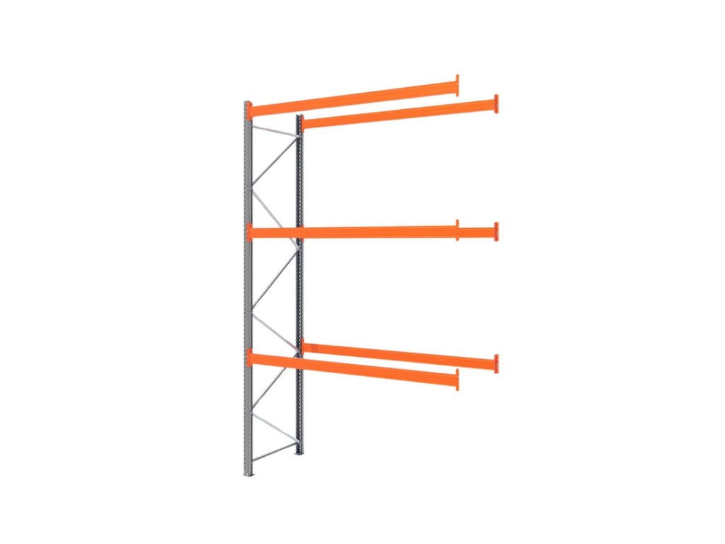 Palletstelling 3000x3600x1100mm aanbouw