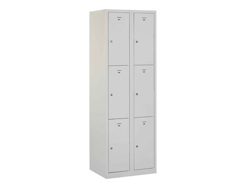 Flex lockerkast 2x 3-vaks 30cm breed