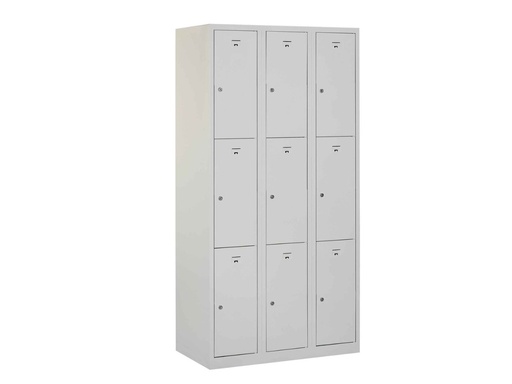 Flex lockerkast 3x 3-vaks 30cm breed