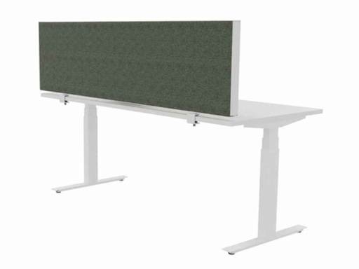 Akoestische opzetwand 65cm hoog aluminium kader