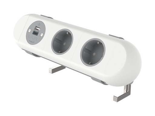 Power Polar 2x Schuko USB AC 25W