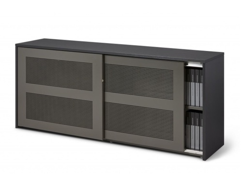 Slide & Go akoestische schuifdeurkast 83cm hoog met topblad