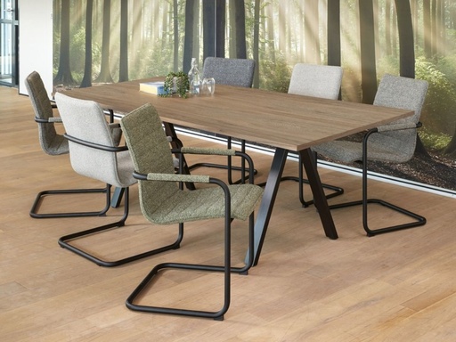 Buroflex A-serie vergadertafel 200x100cm
