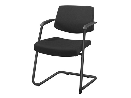 Buroflex vergaderstoel sledeframe lage rug