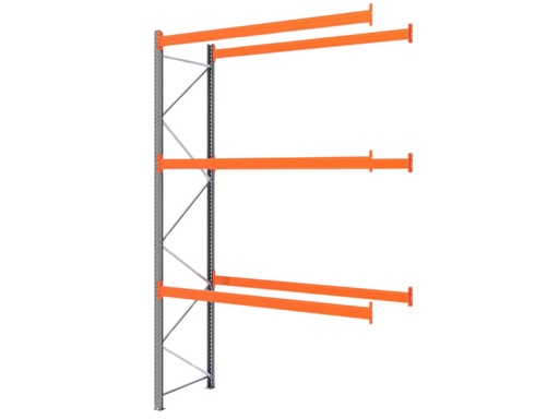 Palletstelling 5000x3600x1100mm aanbouw