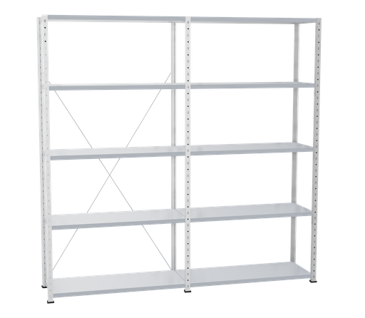 Multispace legbordstelling 200x200cm HxB (basis+aanbouw)